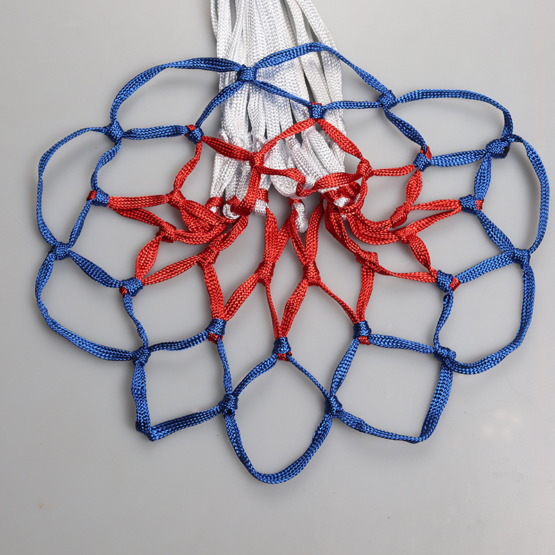 Nailonist korvpallivõrk raami jaoks - päikesekindel ja vihmavastane, võistluste jaoks, laste korvpallivõrk