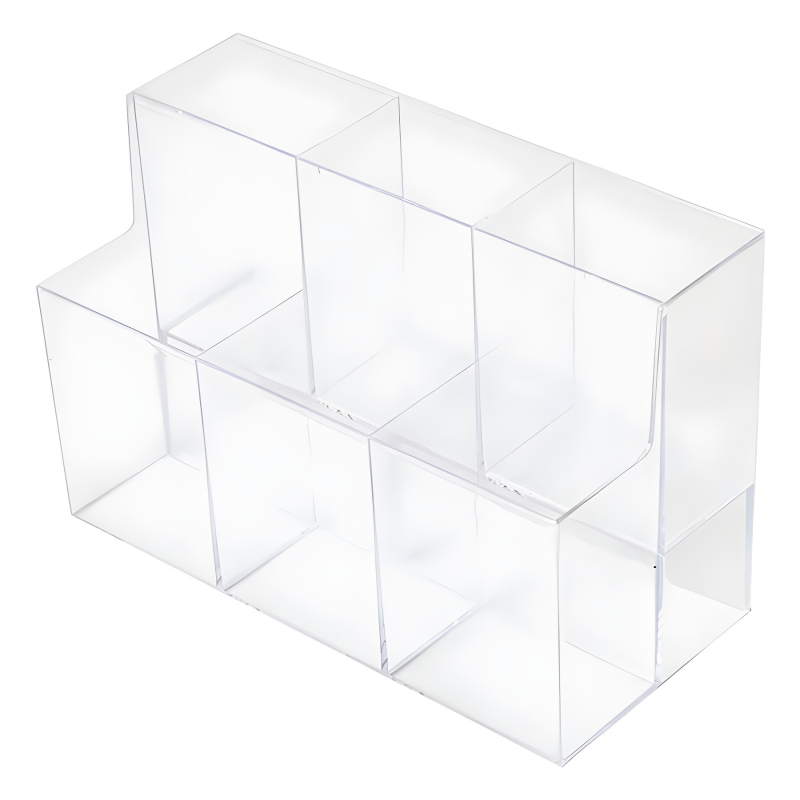 Държач за писалките на бюрото, пластмасов квадратен организатор, модел 9390, Shengwang