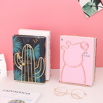 Yiheng L-kujuline metallist raamatukinnitaja, 2-osaline komplekt, spetsifikatsioonid 5545, netokaal 5