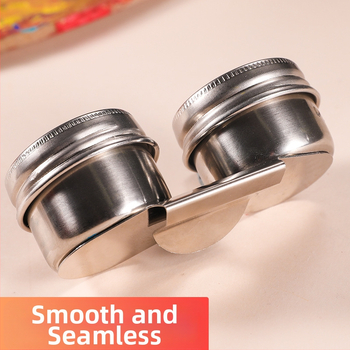 Nerezová oceľová nádoba na miešanie olejových farieb – kruhový tvar, značky Surada