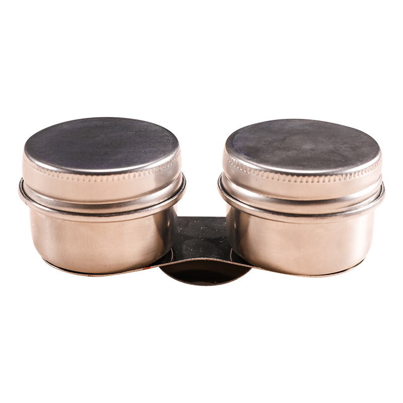 Nerezová oceľová nádoba na miešanie olejových farieb – kruhový tvar, značky Surada