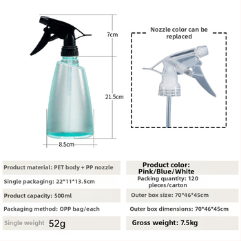 Rip sodo purkštuvas augalų laistymui, 500 ml, PET korpusas / PP galva
