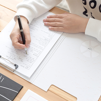 Clip Wen Gu pentru hârtie A4 – clemă unică, hârtie, logo inclus