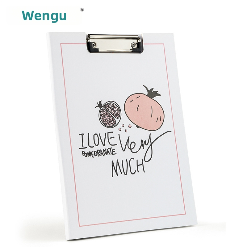 Wen Gu A4 popieriaus klipas – vienas spaustukas, popierius, logotipas įtrauktas