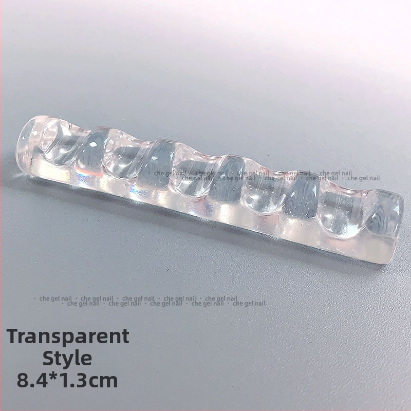 Japonų stiliaus nagų dailės laikiklis iš storojo mišinio, storesnis ir platesnis dizainas, 5 skyriai kristalų juostoms laikyti; Prekės ženklas: che gel; Neto turinys: 0.5; Licencijuota privata etikete: Taip