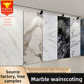 PVC sienų plokštė su anglies kristalų efektu, modelis 15, stilius: plokščias / naujasis kinų stilius / modernus minimalizmas / lengvas prabanga, kilmė: Linyi, Shandong