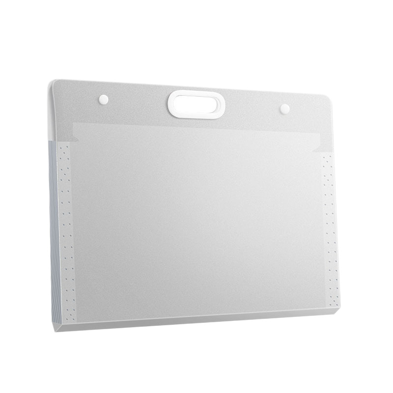 Geantă pentru schițe – plastic, Dehong, 3 straturi, 4 compartimente