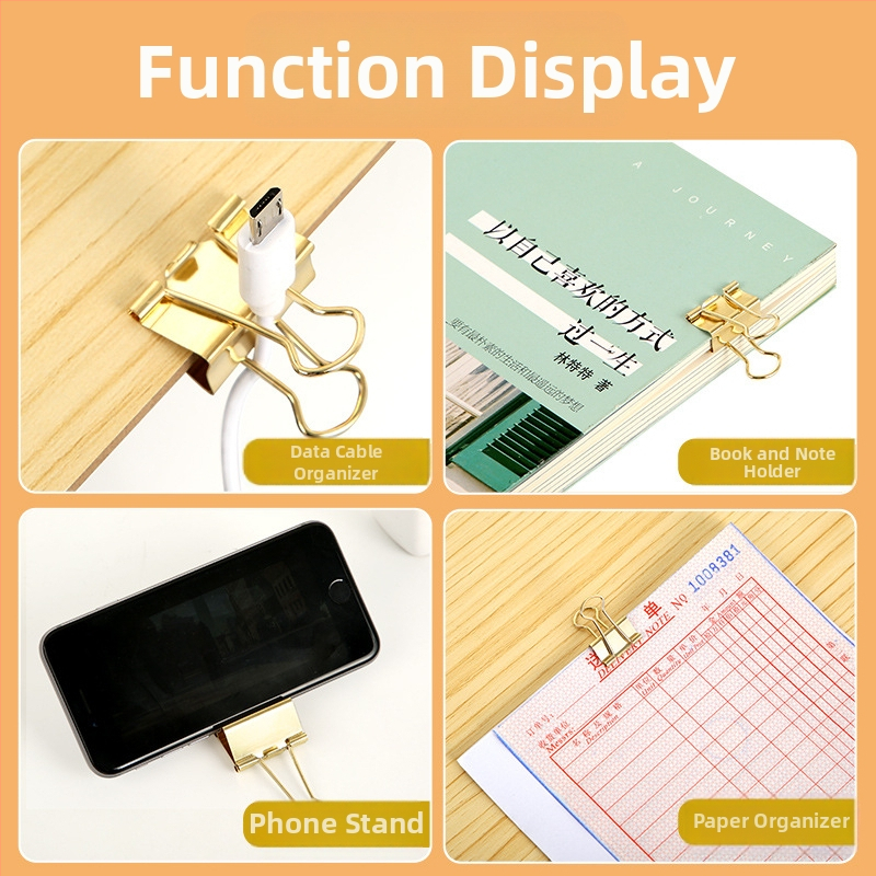 Uholový klip na dokumenty, kovový, balenie: plastový valec, model: klip na dokumenty