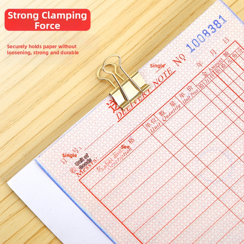 Uholový klip na dokumenty, kovový, balenie: plastový valec, model: klip na dokumenty