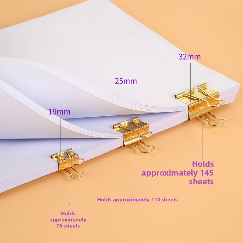 Uholový klip na dokumenty, kovový, balenie: plastový valec, model: klip na dokumenty