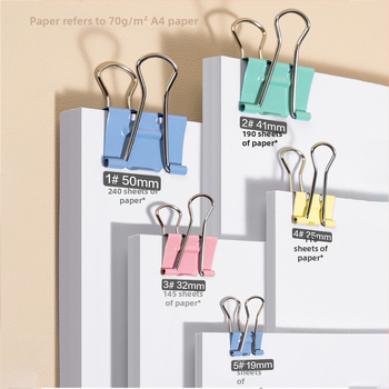 Deli metalni držač za karte – klip za ured i školu