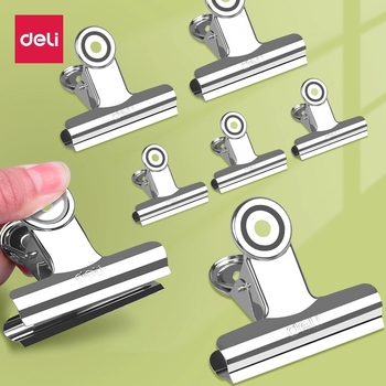 Deli didelis nerūdijančio plieno klipsas – metalo dokumentų klipsas, modeliai 9520–9526