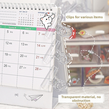 Li cao LC5242A Skaidrus akrilinis klipsas planuotojui ir bilietams