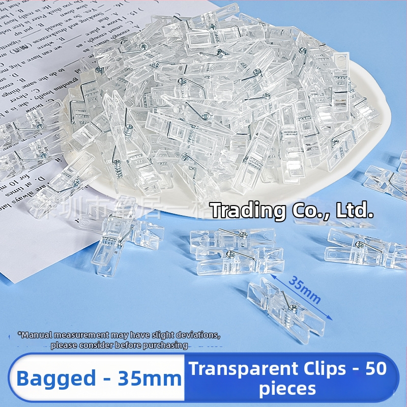 Li cao LC5242A Skaidrus akrilinis klipsas planuotojui ir bilietams