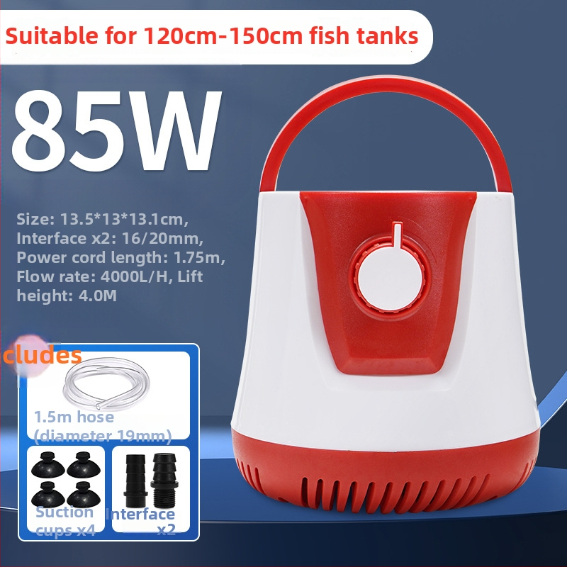 Povandeninė akvariumo siurblys – žemas šoninis siurbimas, cirkuliavimas, drenažas ir filtravimas akvariumams ir tvenkiniams