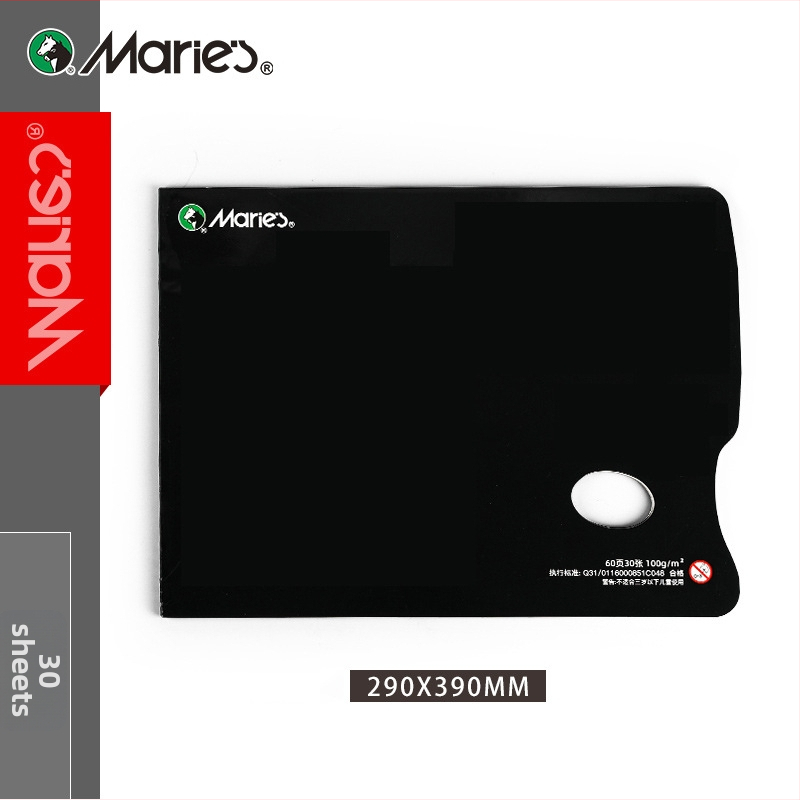 Jednorazový paletový papier – bez umývania, trhateľný a odlepiteľný, štvorcový, na olejové, akrylové a gouache farby