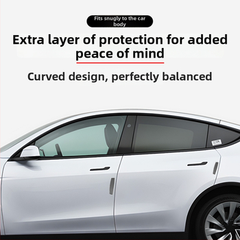 Silikoonist auto ukse serva kaitselint, paksenenud ja kulumiskindel, mudel AC-715A, universaalne sobivus, kaubamärk carfu