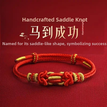 Käsitsi kootud köis käevõru, etnilise stiiliga, unisex, suve 2025 väljaanne