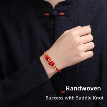 Käsitsi kootud köis käevõru, etnilise stiiliga, unisex, suve 2025 väljaanne