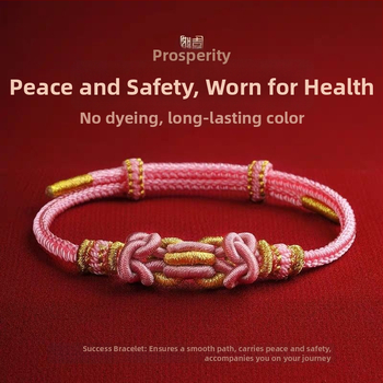 Käsitsi kootud köis käevõru, etnilise stiiliga, unisex, suve 2025 väljaanne