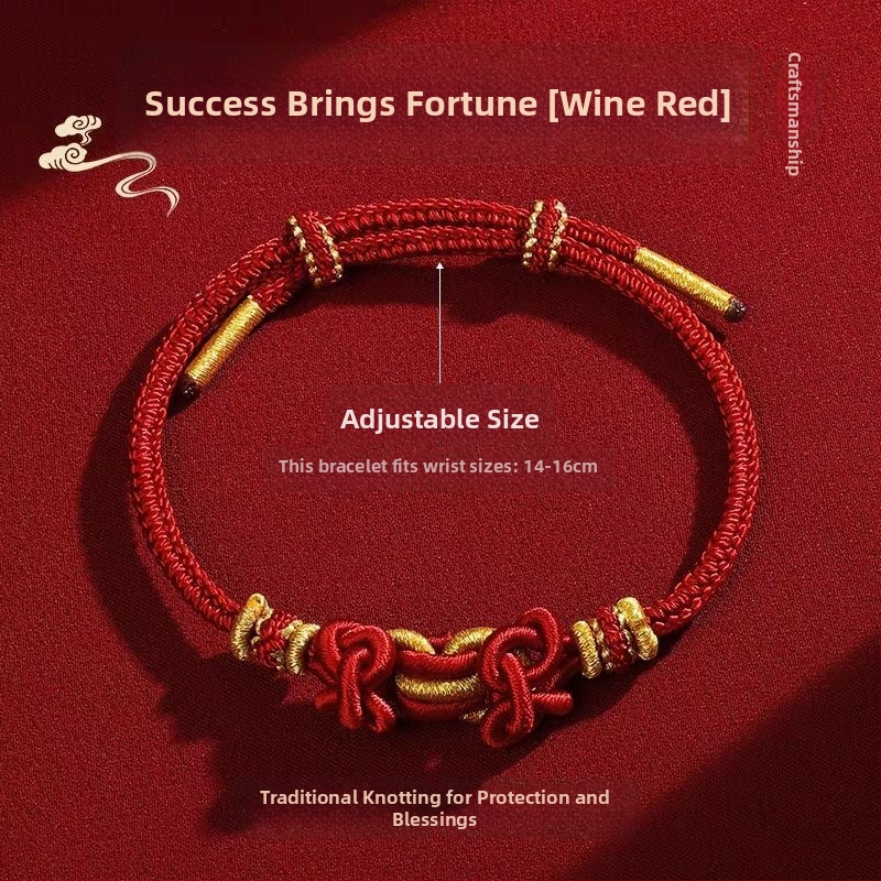 Käsitsi kootud köis käevõru, etnilise stiiliga, unisex, suve 2025 väljaanne