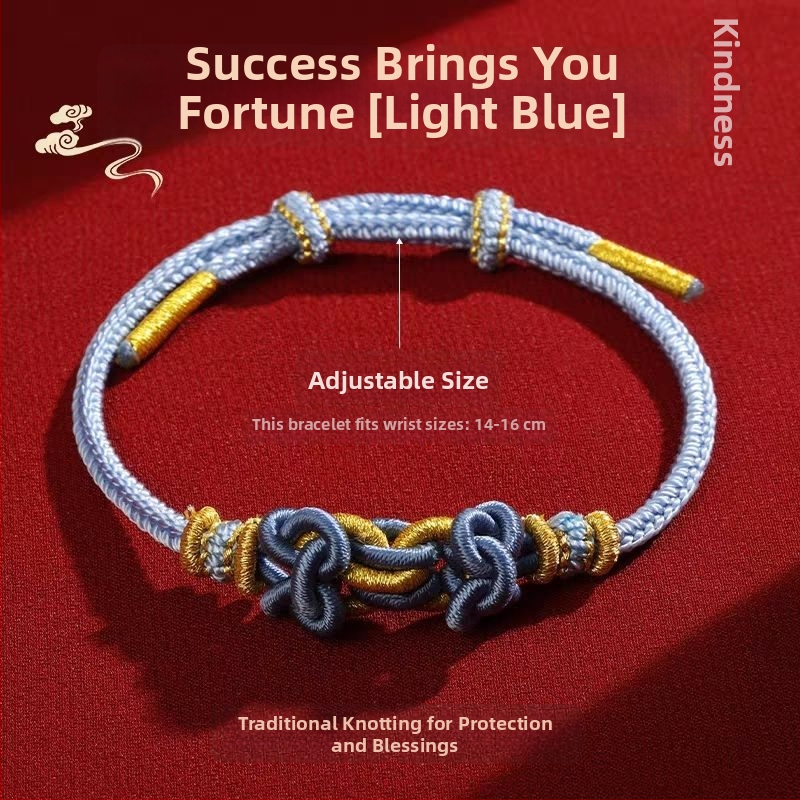 Käsitsi kootud köis käevõru, etnilise stiiliga, unisex, suve 2025 väljaanne