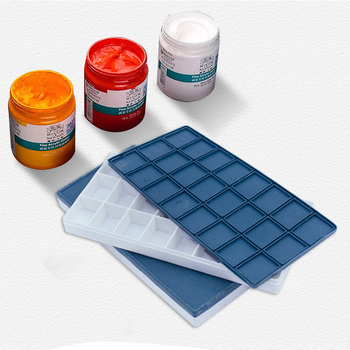 Box na farby pre študentov (Soft-Cover séria) — plastový, obdĺžnikový, 10/12/24/36 priehradiek, Xupeng