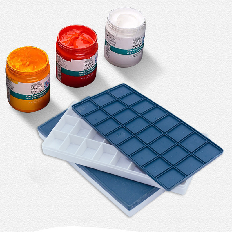 Box na farby pre študentov (Soft-Cover séria) — plastový, obdĺžnikový, 10/12/24/36 priehradiek, Xupeng