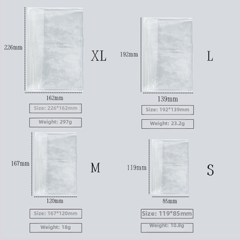 Skaidrus PVC dėklas knygoms ir užrašinėms — Prekės ženklas: Other; Medžiaga: PVC; Importas: Ne; IP teisės: Ne; Dovana: Ne.