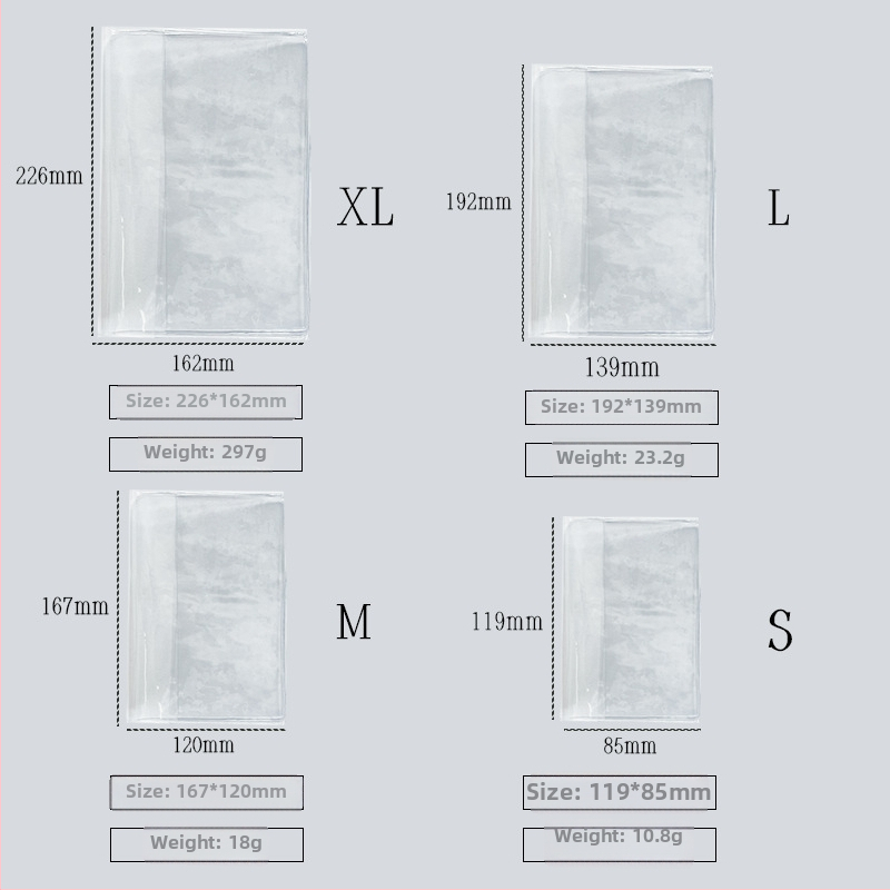 Skaidrus PVC dėklas knygoms ir užrašinėms — Prekės ženklas: Other; Medžiaga: PVC; Importas: Ne; IP teisės: Ne; Dovana: Ne.