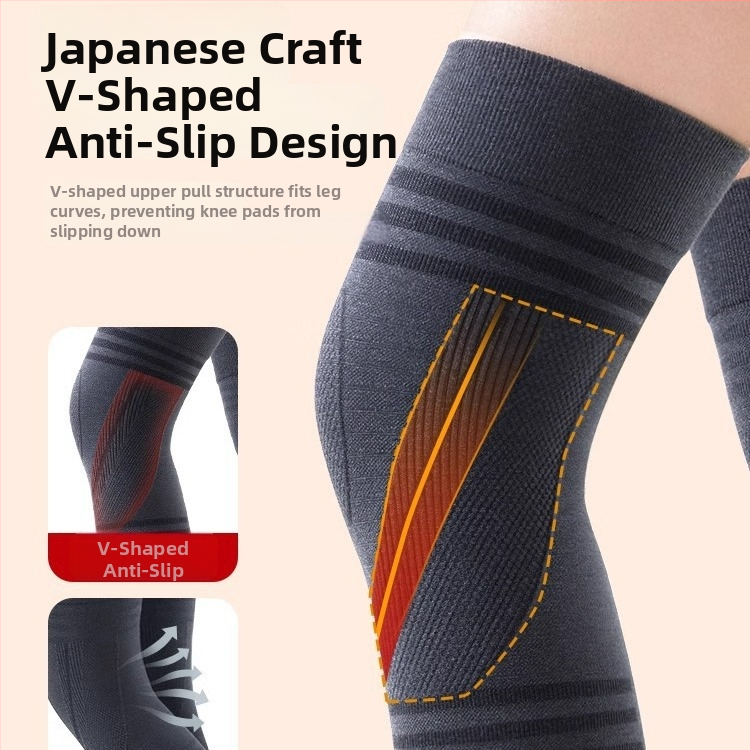 Kašmírový ohrievač kolena s fleecovým podšitím, unisex, jeseň-zima 2024