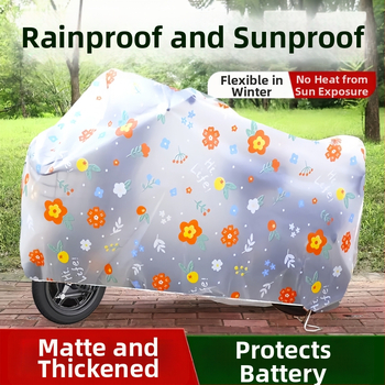 Elektro transporto dangtis - sutirštintas, permatomas, animacinio stiliaus, atsparus vandeniui