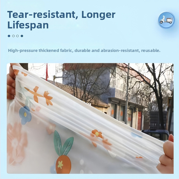 Elektro transporto dangtis - sutirštintas, permatomas, animacinio stiliaus, atsparus vandeniui