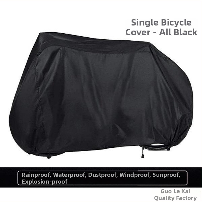 Elektrisko transportlīdzekļu lietussargs velosipēdiem, saderīgs ar ceļa un kalnu velosipēdiem; ūdensnecaurlaidīgs, putekļu izturīgs, UV aizsardzība