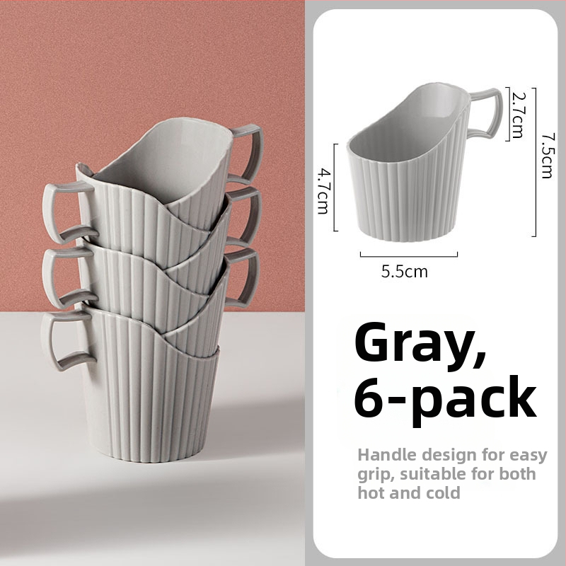 Defu plastikinis puodelio laikiklis, kinų stiliaus, paprastas dizainas, šilumos izoliacija, pakuotė 96 vnt