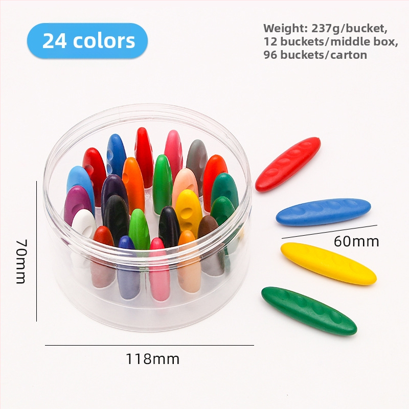 Alive a992 Laste vahakriidid plastikukorpusega komplekt karbis joonistamiseks