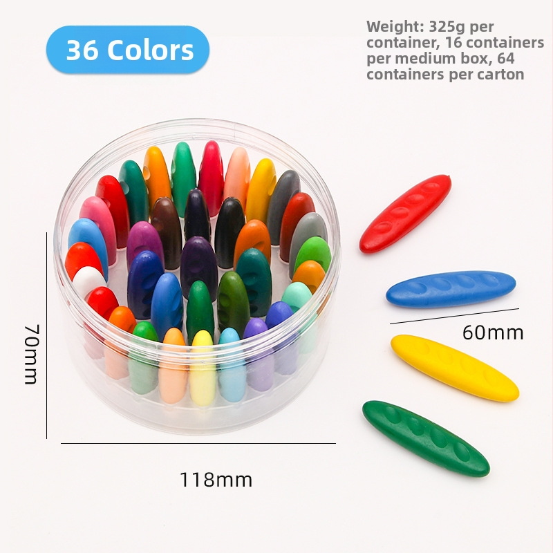 Alive a992 Laste vahakriidid plastikukorpusega komplekt karbis joonistamiseks