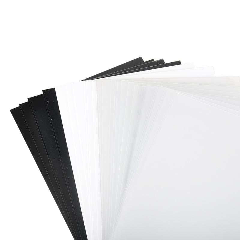 Foaie PVC cu PP mat și folie PET translucidă, placă PC rigidă; extrudat, model 2250-9, Dale