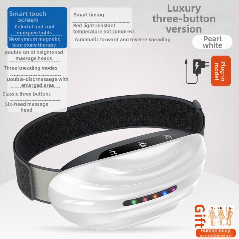 4D kõhu masseerija puutetundliku ekraaniga, laaditav, arvutipõhine juhtimine, 4 kiirust, 5–7 massaažipead, 3C sertifikaat 2015010907762696