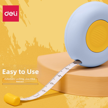 Deli TT102 Plastmasas mērlente, apaļas formas, modelis TT102