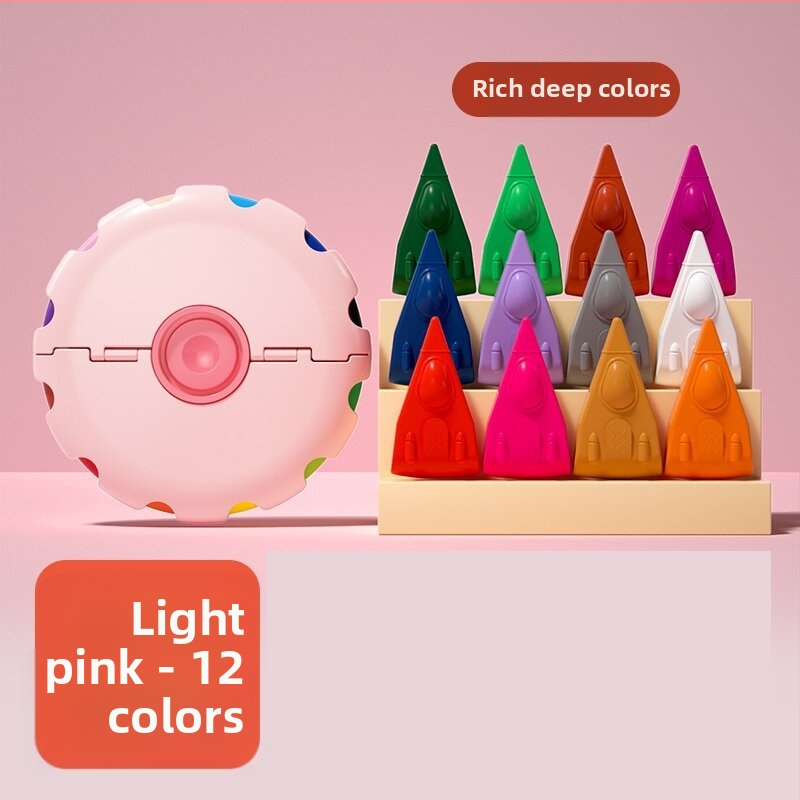 Laste pestavad, vees lahustuvad joonistamispulgad – õhuke ots, plastikust korpus, mudel M5007/M5006, kustutatavad