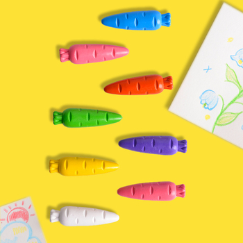 Набор восъчни моливи Radish за деца – кръгъл връх, серия LBLB, кутия с поднос, 330 г