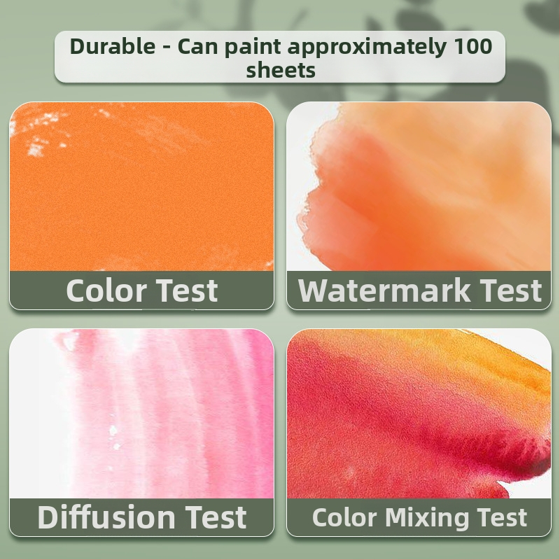 Deli minerālu pigmentu akvareļu komplekts, kastē iesācējiem un bērniem