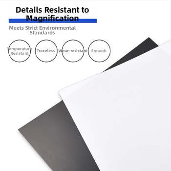 Läikiv PVC plaat läbipaistva PET-filmi ja tulekaitsega PC kõva plaat, lõikamine vastavalt soovile