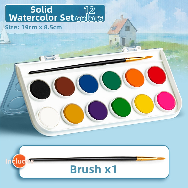 Truecolor akvarelide pigmendi komplekt – tahke pulber, 36 ühikut