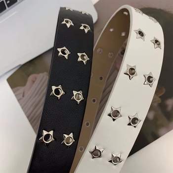 Ženski široki pojas od umjetne kože, kopča od legure, kopčanje iglom, širina 2-4 cm, svestran, moderan, minimalistički stil