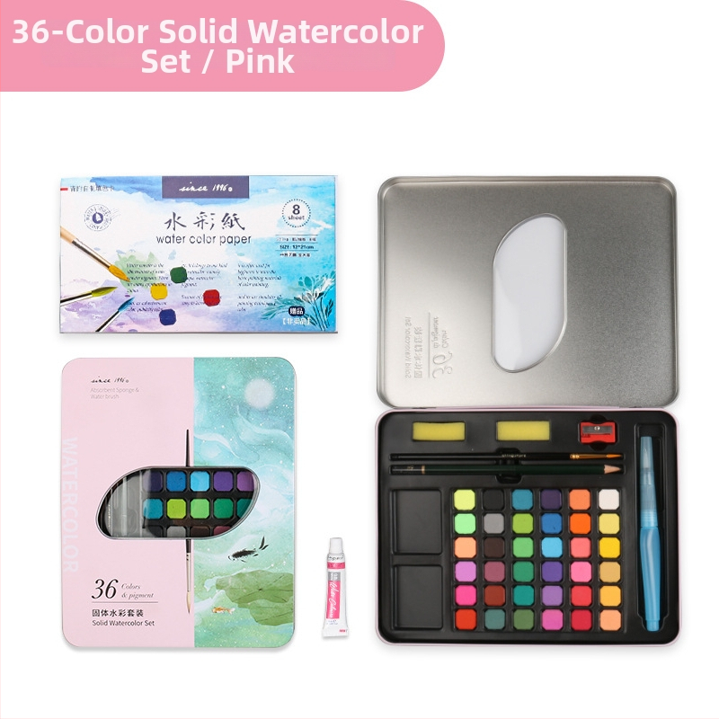 Giorgione akvarellvärvi komplekt, karbis, gouache maaliks, maht 506