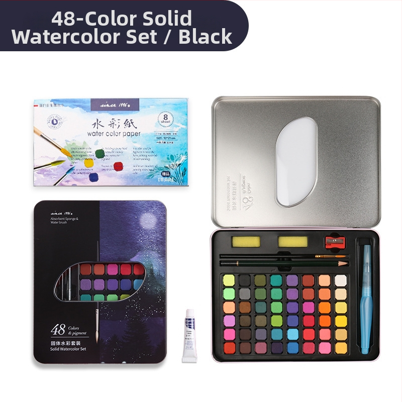 Giorgione akvarellvärvi komplekt, karbis, gouache maaliks, maht 506