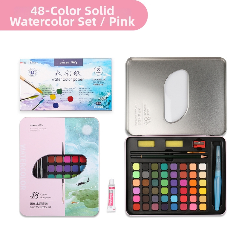 Giorgione akvarellvärvi komplekt, karbis, gouache maaliks, maht 506