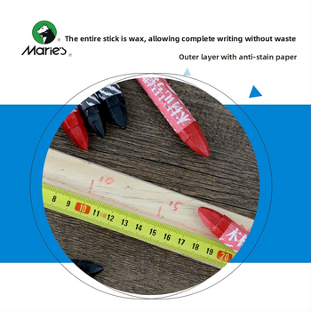Marley puidust marker Crayons joonistuseks, veekindel, kustutatav